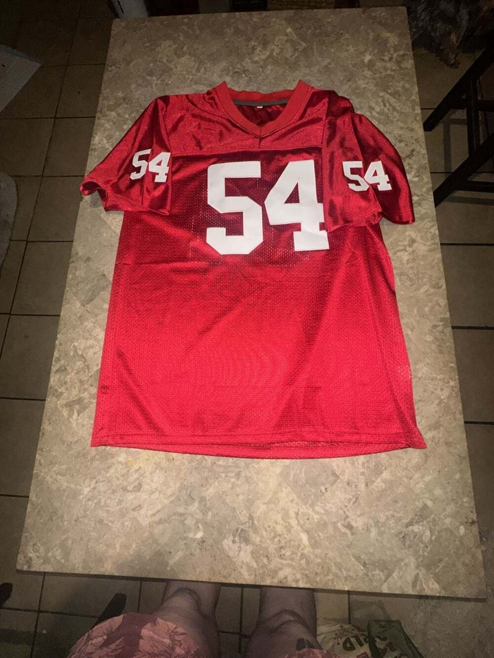 Fred Warner #54 San Francisco Red Custom Football Jersey - Medium